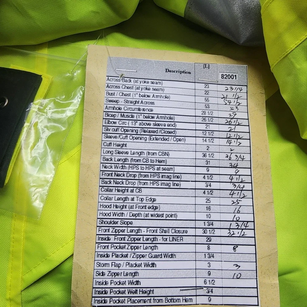 High Visibility Reflective Work Safety Jacket Reversible Men Rain Gear Hooded